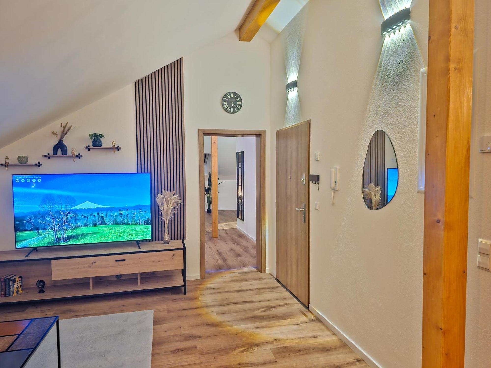 Design-Penthouse I 90Qm I Europapark 20 Min I Boxspring I Nespresso I Parking Apartment Lahr  Exterior photo