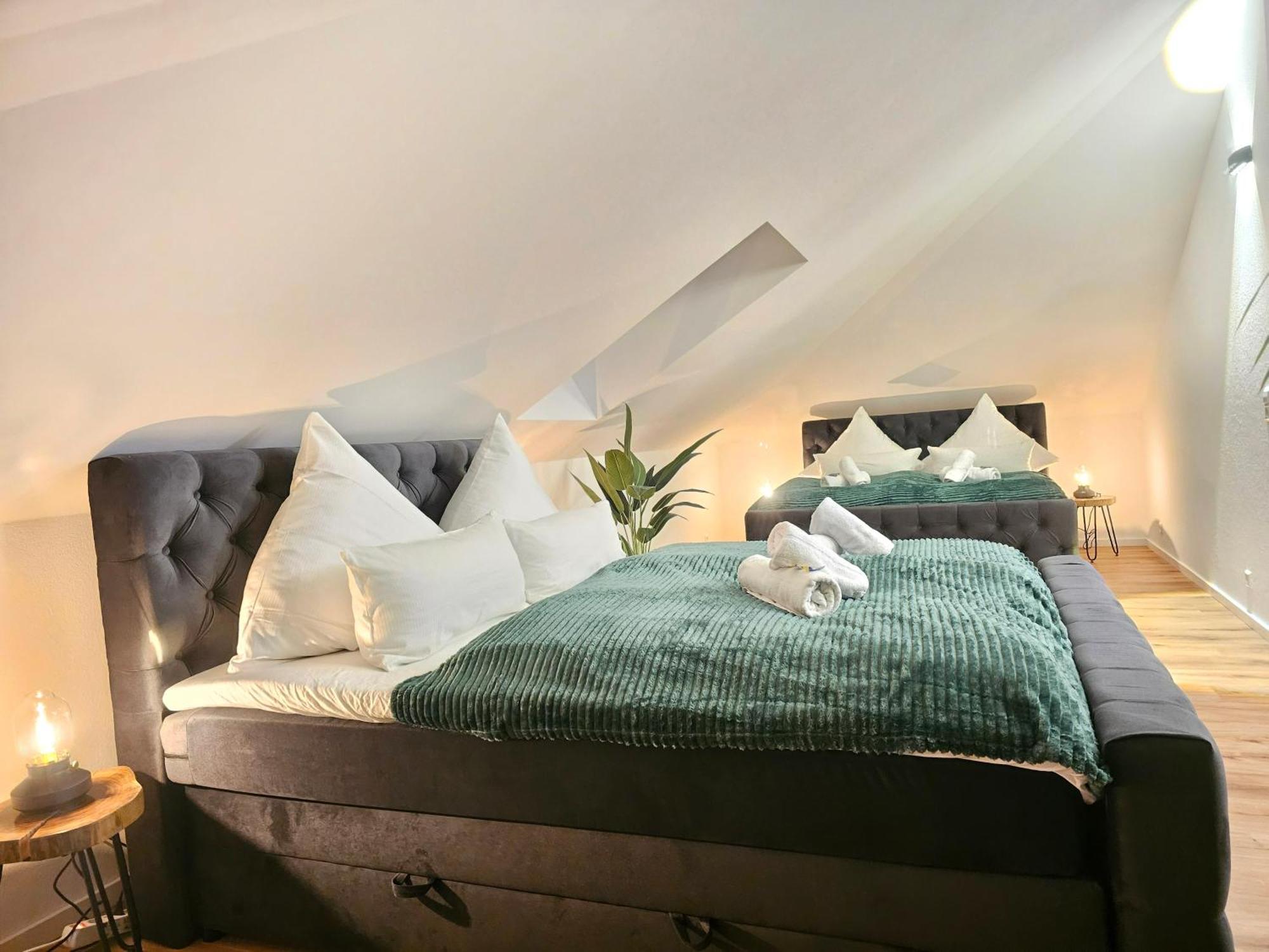 Design-Penthouse I 90Qm I Europapark 20 Min I Boxspring I Nespresso I Parking Apartment Lahr  Exterior photo
