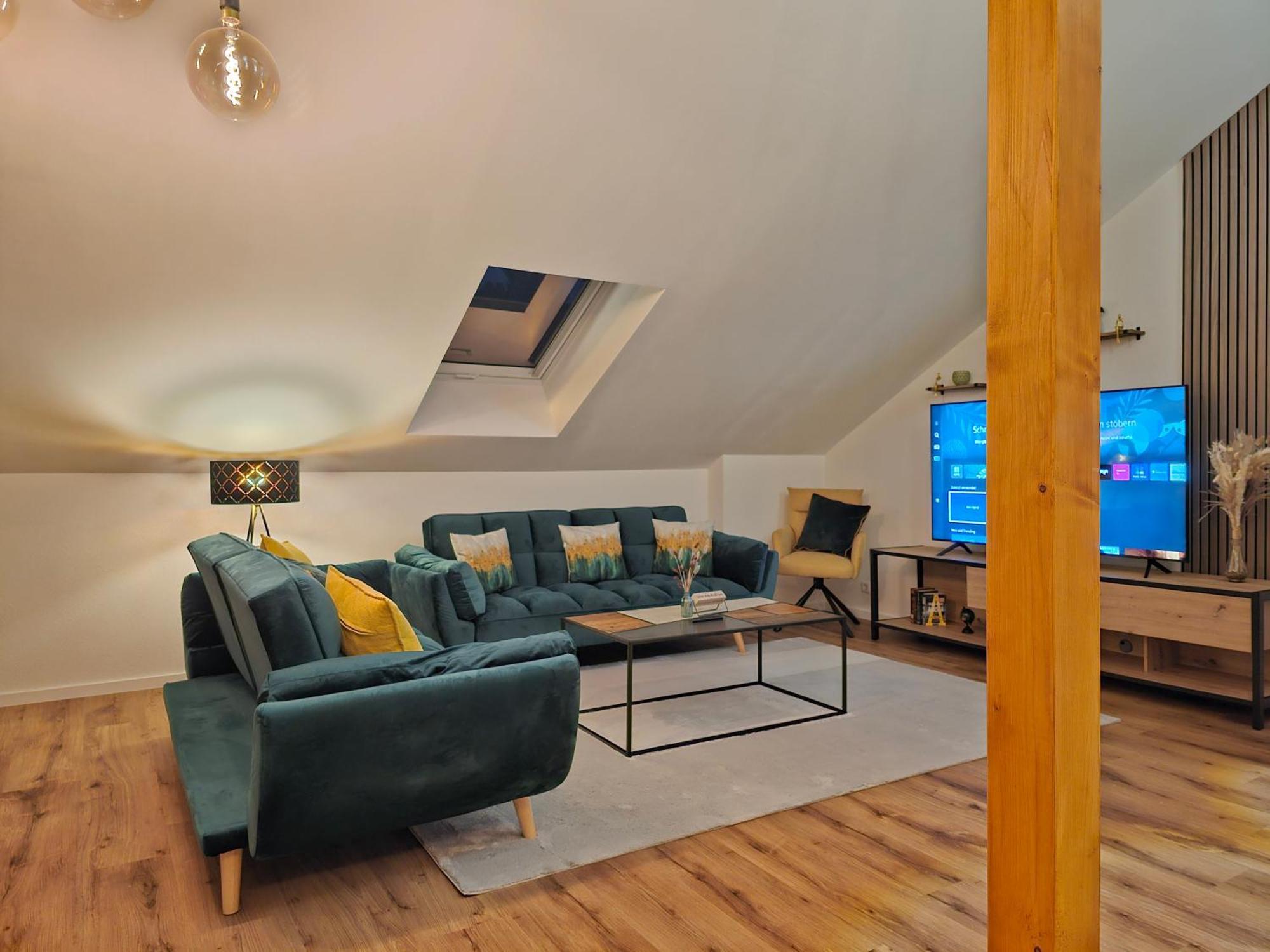 Design-Penthouse I 90Qm I Europapark 20 Min I Boxspring I Nespresso I Parking Apartment Lahr  Exterior photo